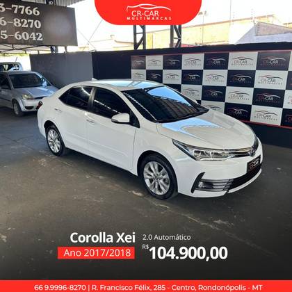 TOYOTA COROLLA 2.0 XEI 16V FLEX 4P AUTOMÁTICO